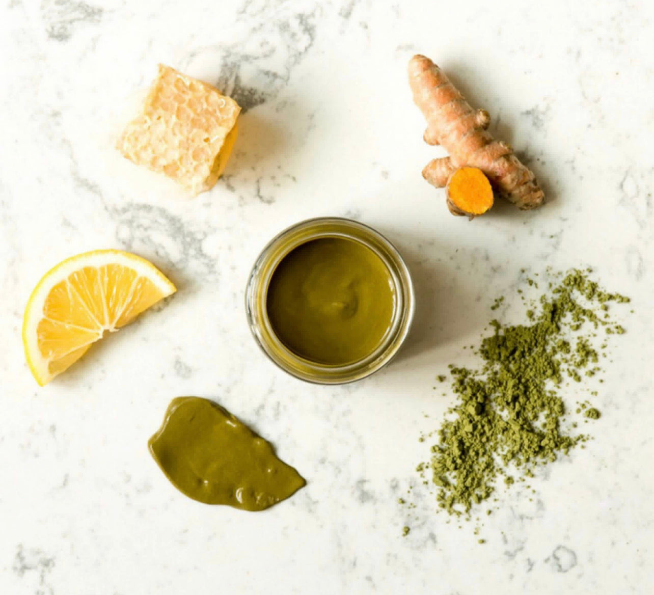 Matcha Turmeric Clay Mask